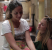 Mari and Anne in the street