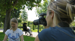 Filming Claudia in Vienna