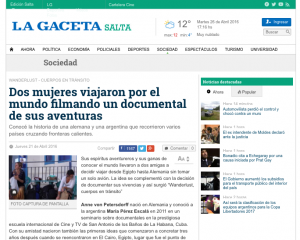 Wanderlust en la Gaceta